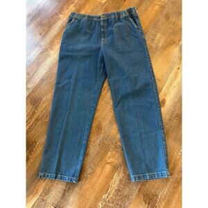 Harbor Bay Men’s 1XL Big & Tall Straight Leg Jeans NWT Comfort Waist Blue